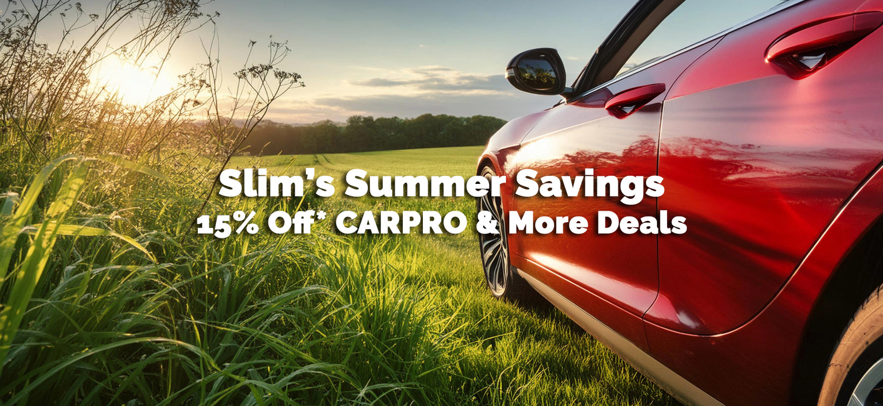 Slim's Summer of '24 | 15% Off CARPRO & More Discounts