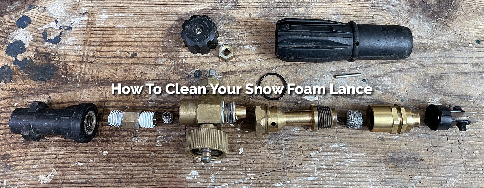 How To Maintain Your Snow Foam Lance