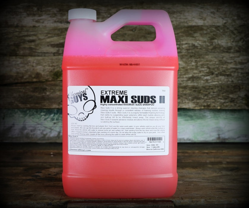 Chemical Guys CWS101 Maxi-suds II Car Wash Shampoo 1 Gallon for sale online