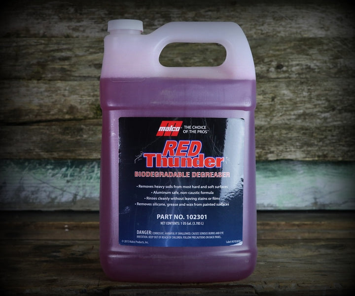 RED THUNDER® BIODEGRADABLE DEGREASER - Malco Automotive Cleaning
