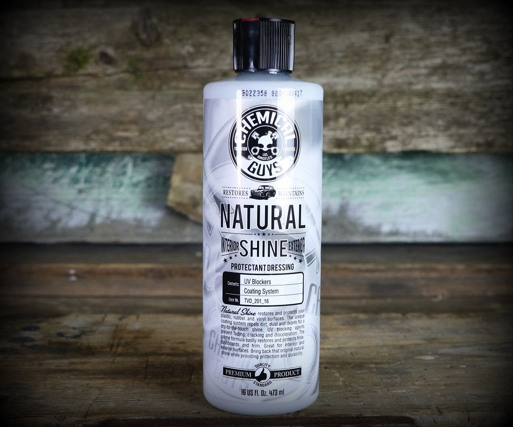 Chemical Guys Natural Shine Plastic, Rubber, Vinyl Protectant